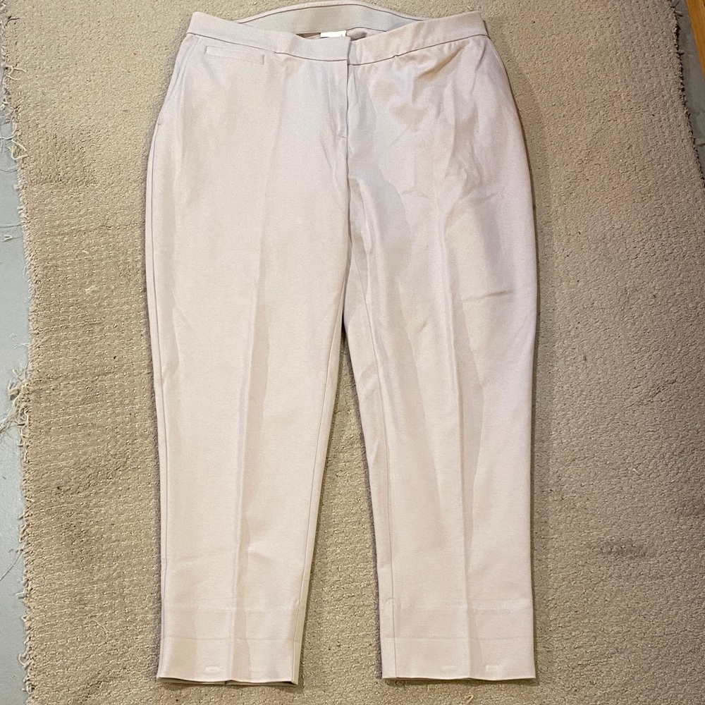 J.Jill stretch pant in light stone colour - 1X